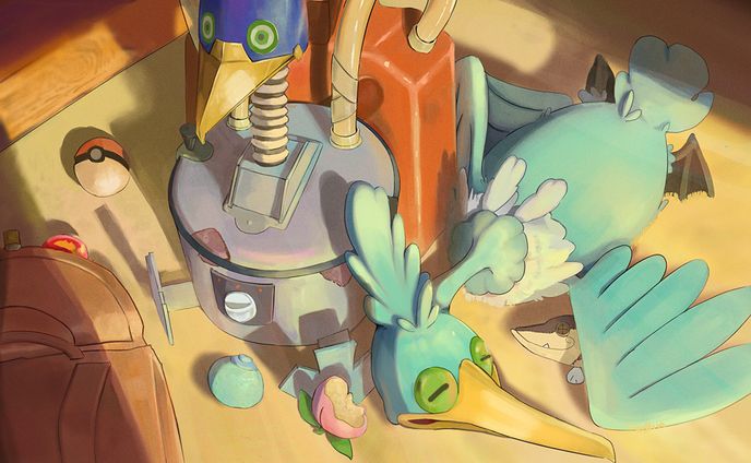 イラストコンテスト＿ポケモンカード（ウッウ）