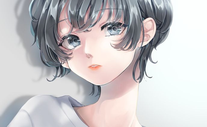 ショートカット女子のイラストを描きました。

#イラスト #illustration #art #digitalart #女の子 #女の子イラスト #ショートヘア