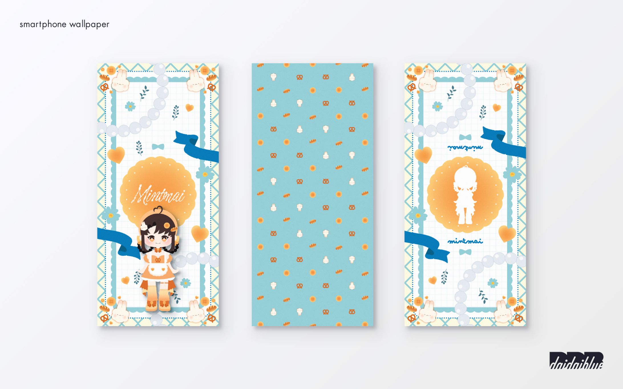 スマホ壁紙/Mintmai-1