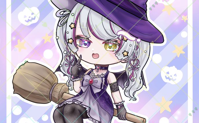 【創作】創作女の子ハロウィンSD