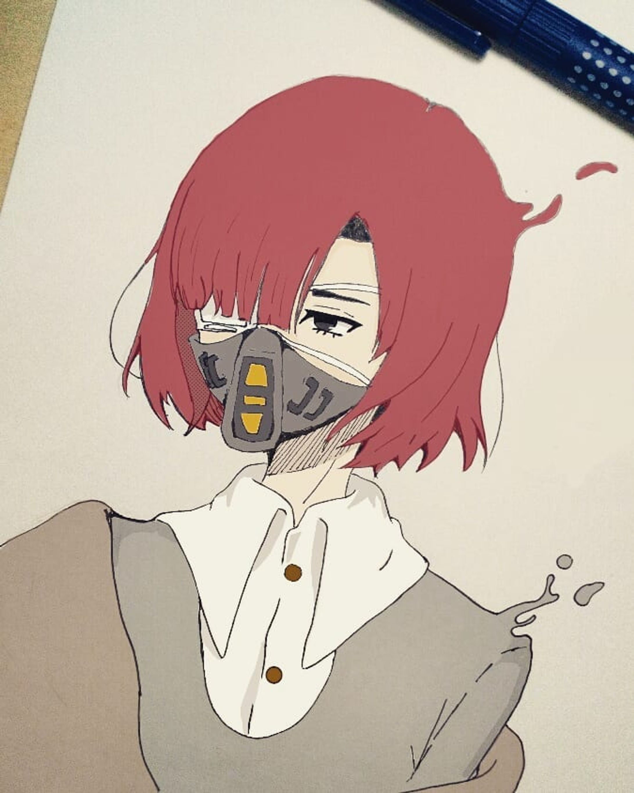 Coloring practice, it's been awhile I color so I dunno what to do on effects hahaha nvm ( ＾∀＾)
.
.
.
#illustration #animedrawing #digitalart #digitalcoloring #penart #animeillustration #originalcharacter #beepblopocs #maskedgirl #animeart #art #animesketch #animegirl-1