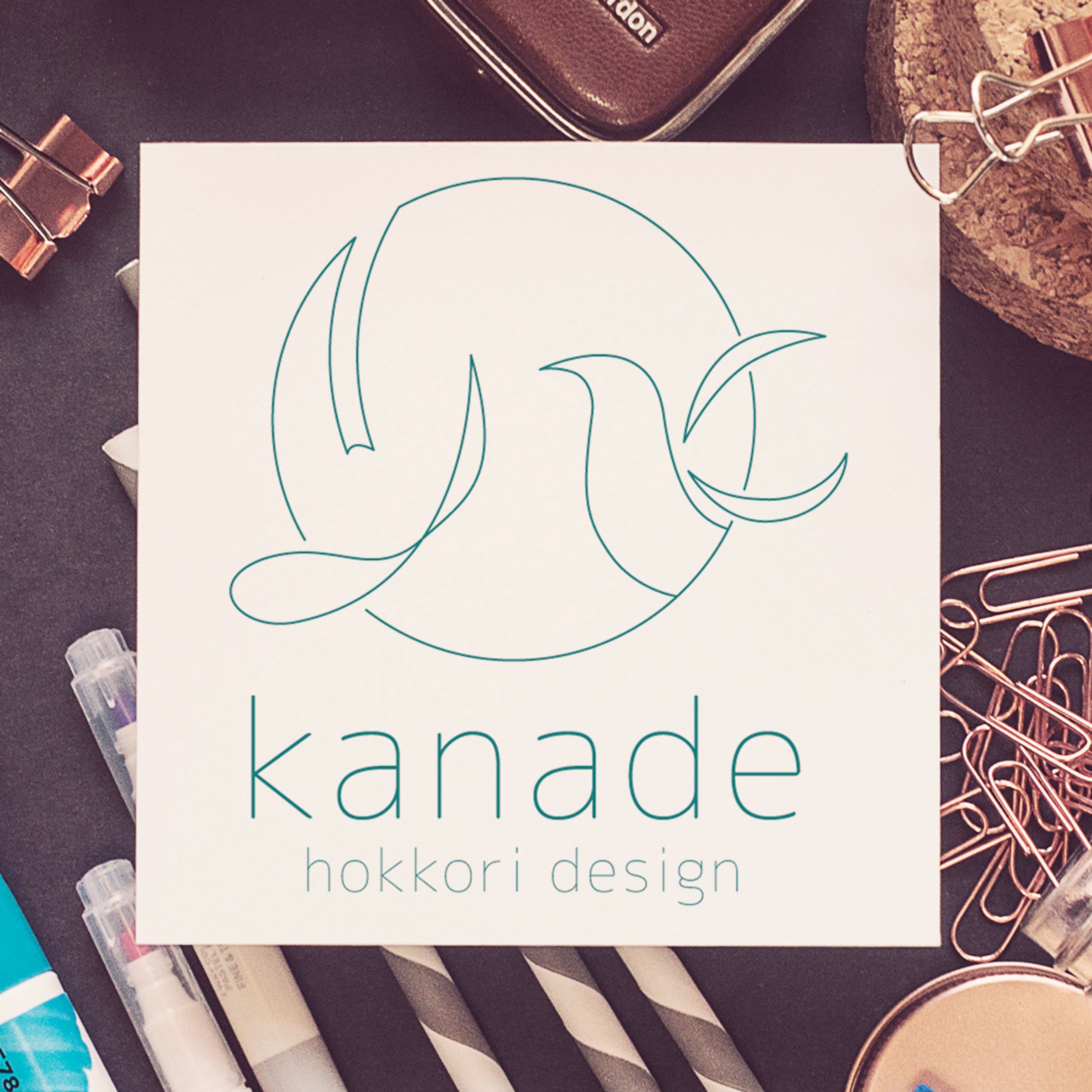 【ロゴデザイン】kanade-1