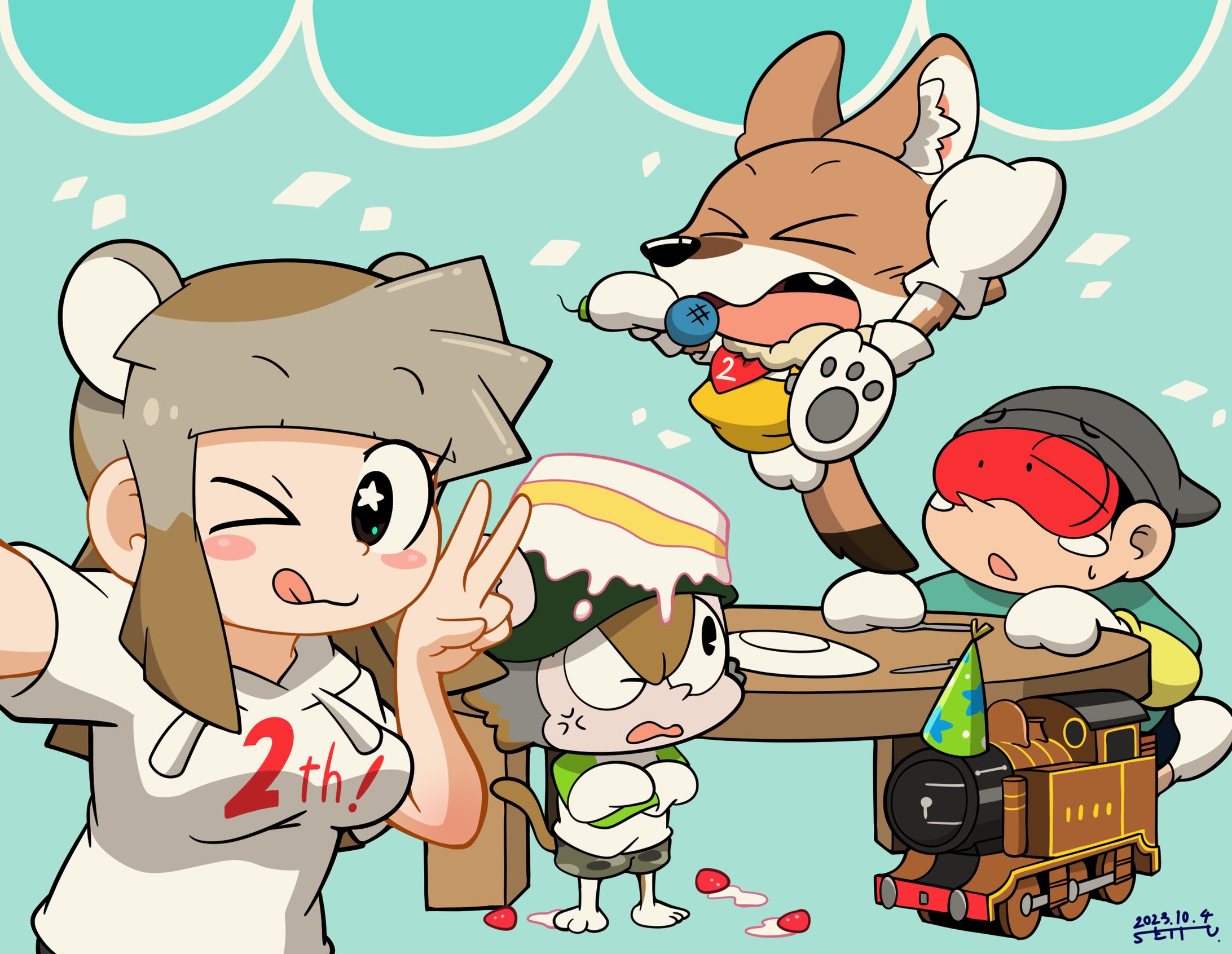 【6枚】どーぬちゃん（オリジナル漫画）イラストまとめ2-1