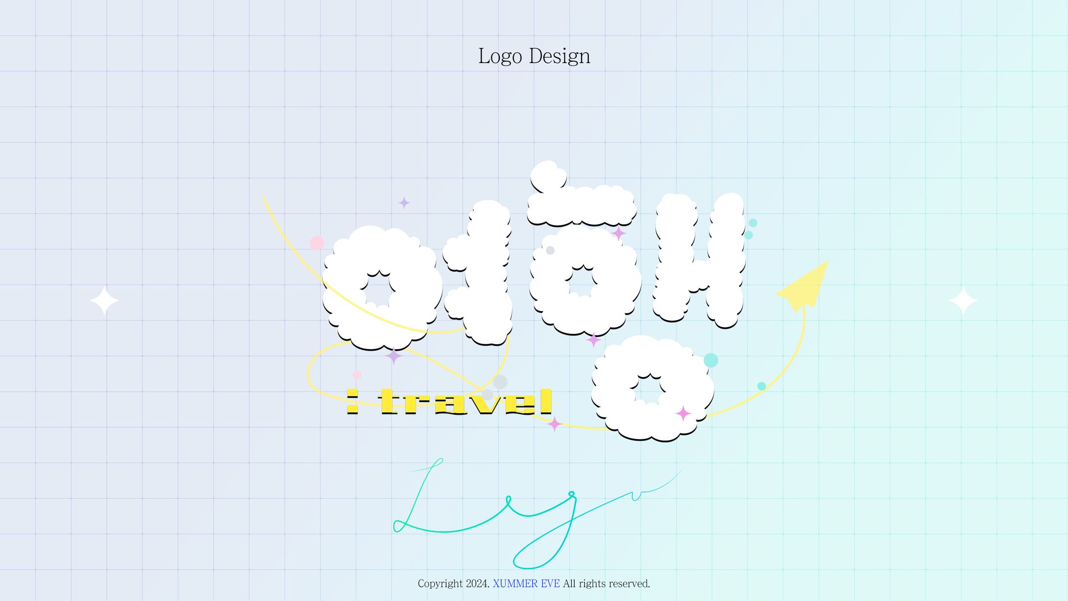 리유 | 여행 Typographic Logo-1