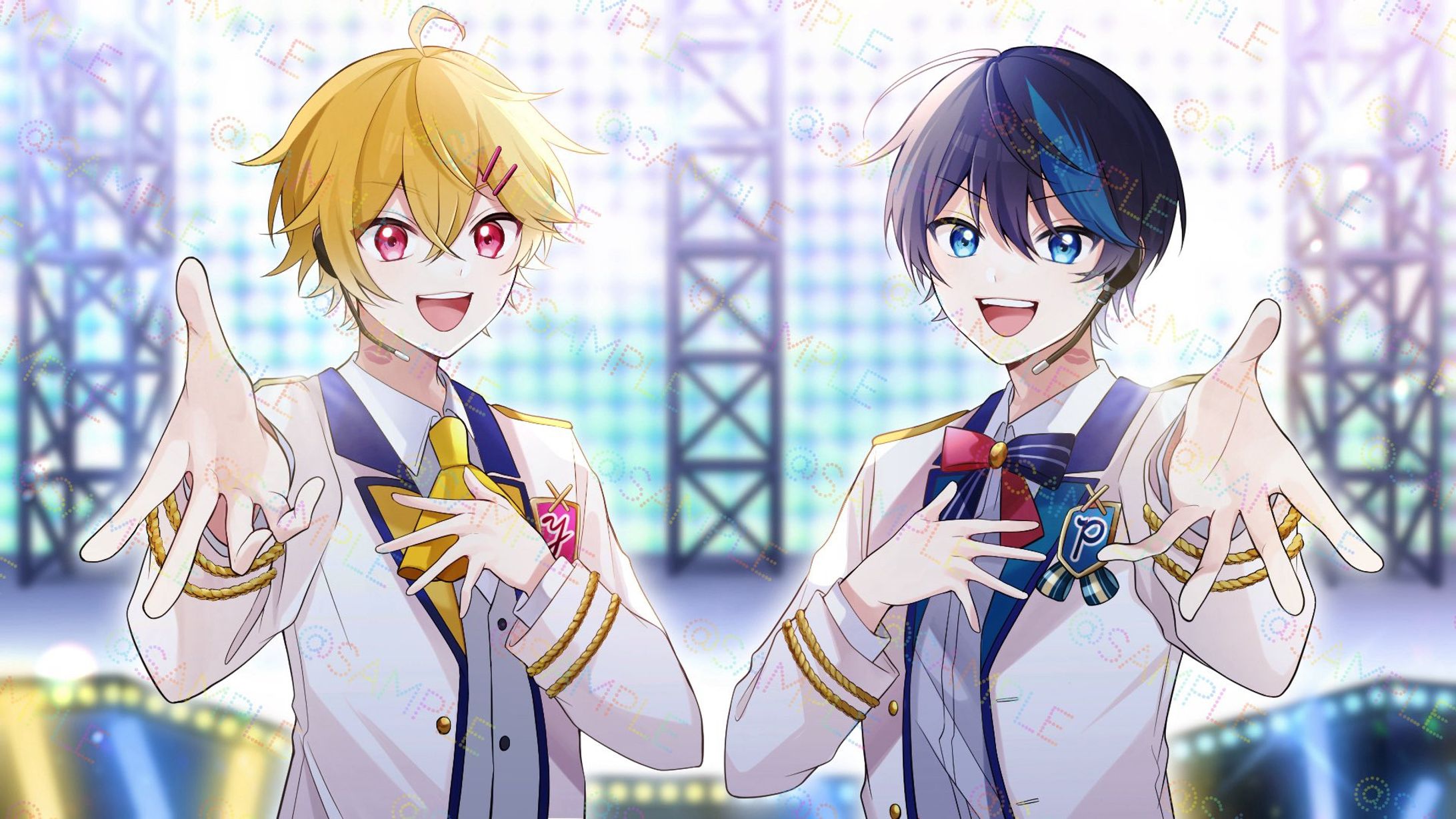 《studio Lit.》パルオ様・やなと様　「夢ファンファーレ」歌ってみたMV用イラスト-1