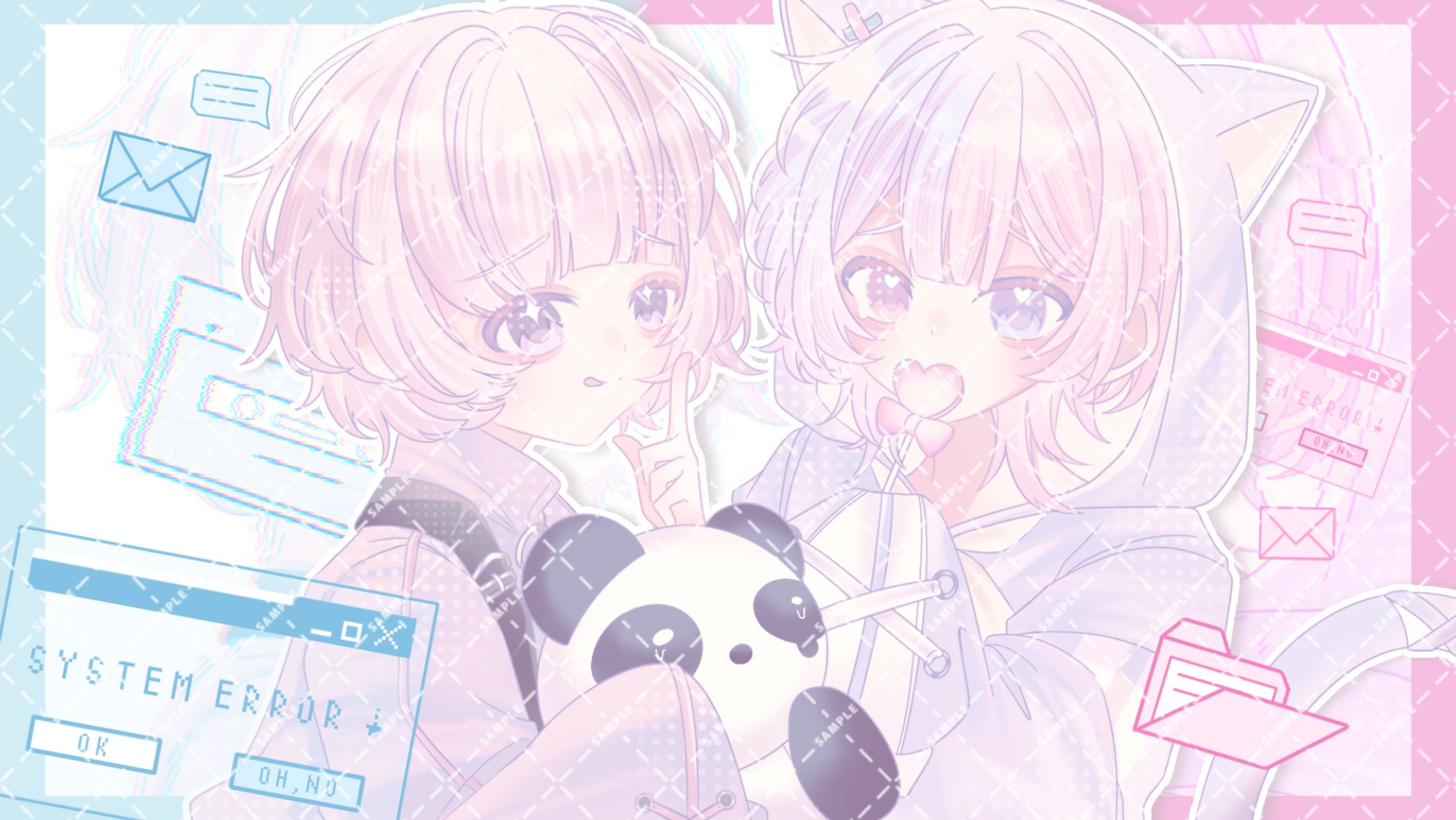 《Work》歌ってみたサムネイルイラスト-1