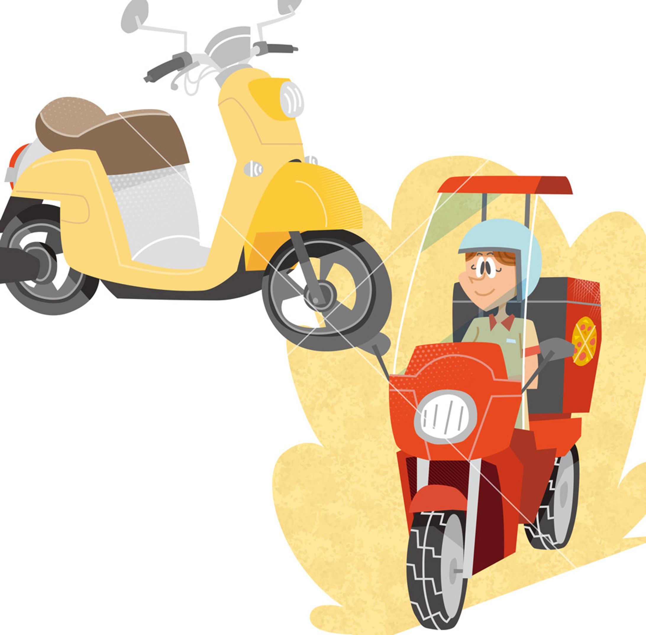 バイクのイラスト-1