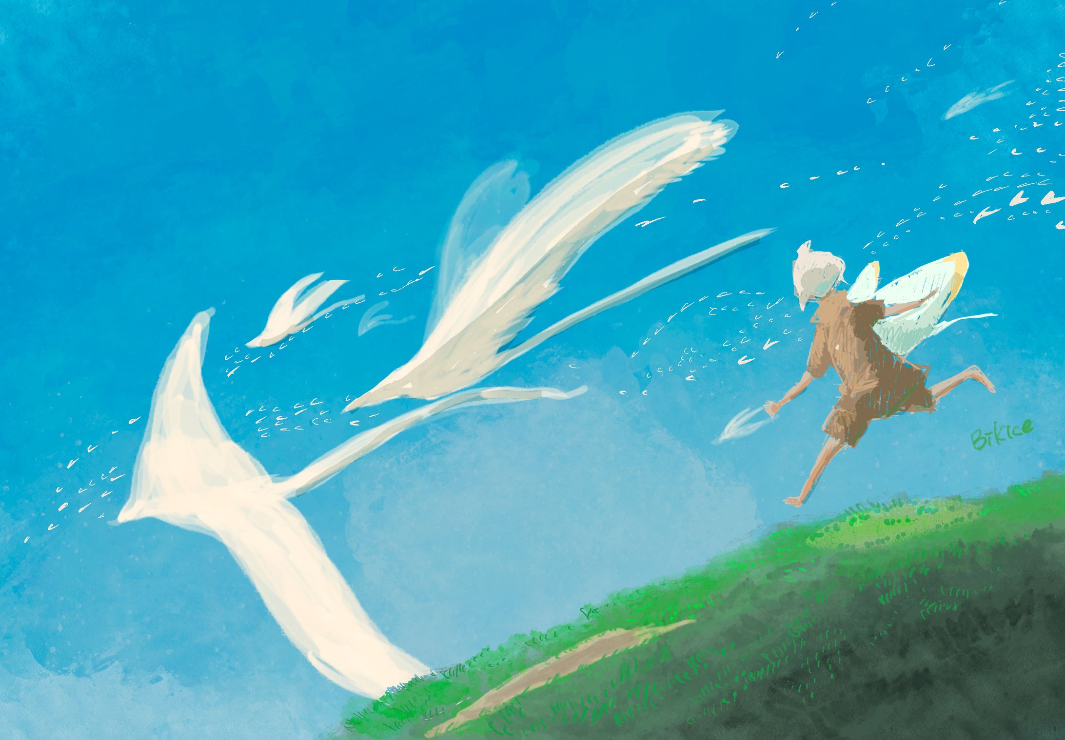 sky fan art landscape ver.-1