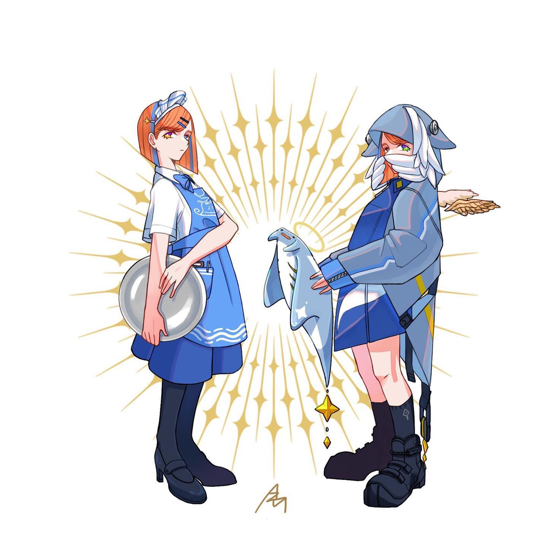 オニイトマキエイの天使様

#オニイトマキエイ #イラスト #イラストグラム #デジタルイラスト #一次創作 #海洋天使 #illustrator #illust #digitalart #digitalillustration #art #originalcharacter #angel #manta #ray #girl #cute #うちの子-1