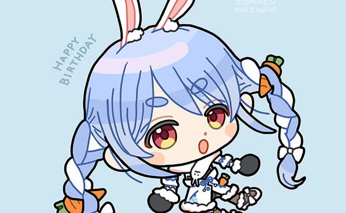 兎田ぺこら（SDイラスト_とまともずく）