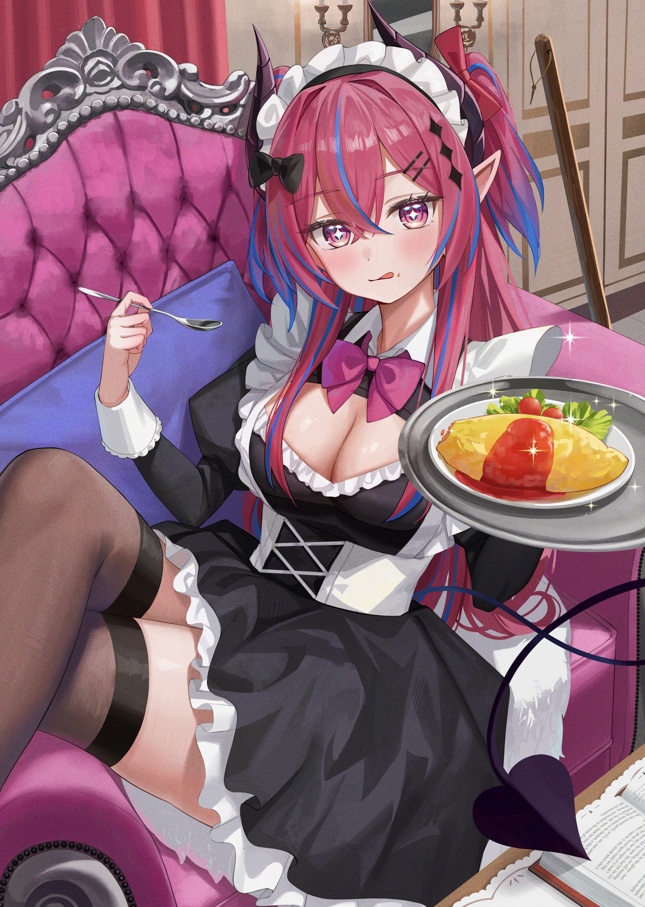 悪魔メイドの小休憩😈-1