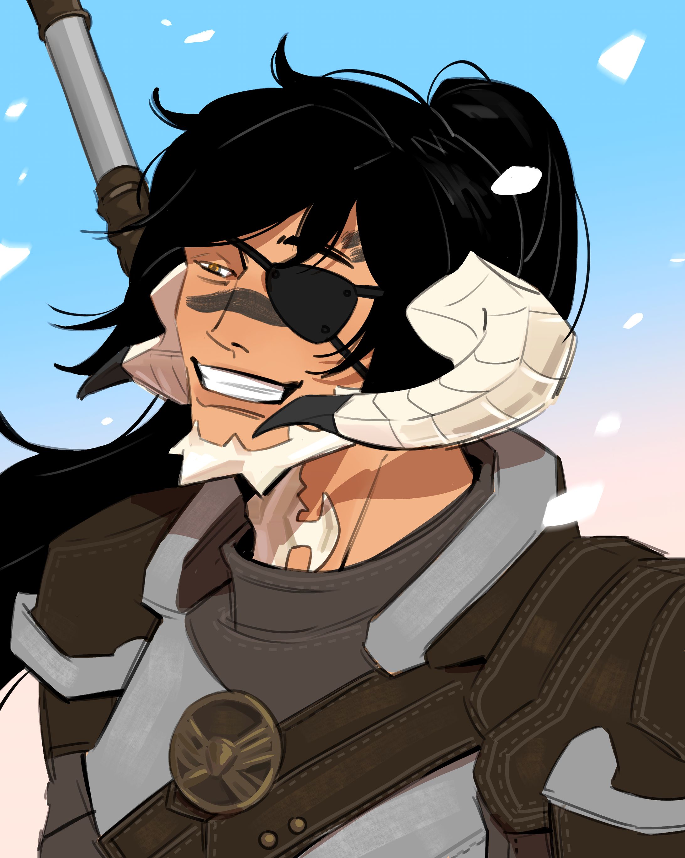 Colored sketch commission-1