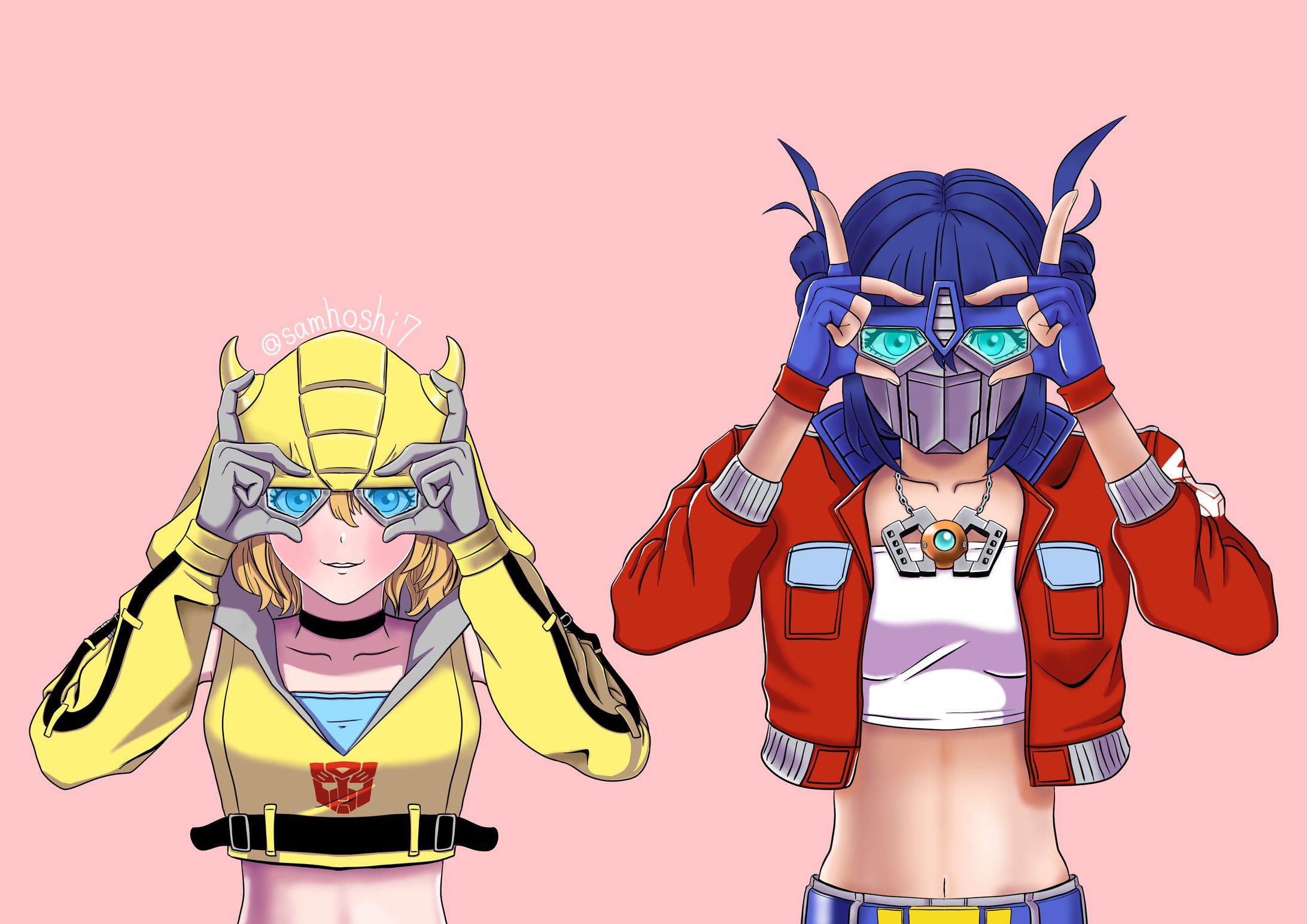 美少女コンボイ司令官とバンブルくん-1