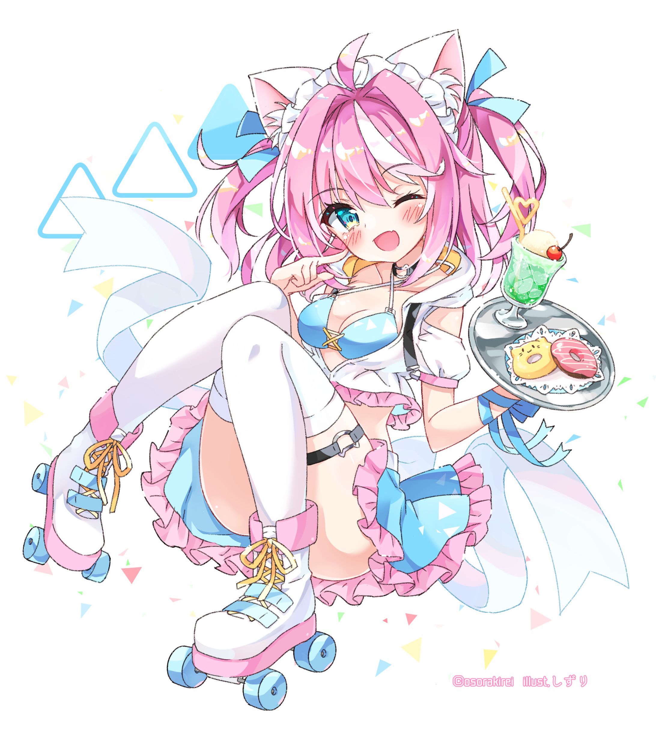 osorakireiさま「BOOTY RHYTHM」アルバムジャケット用イラスト-1