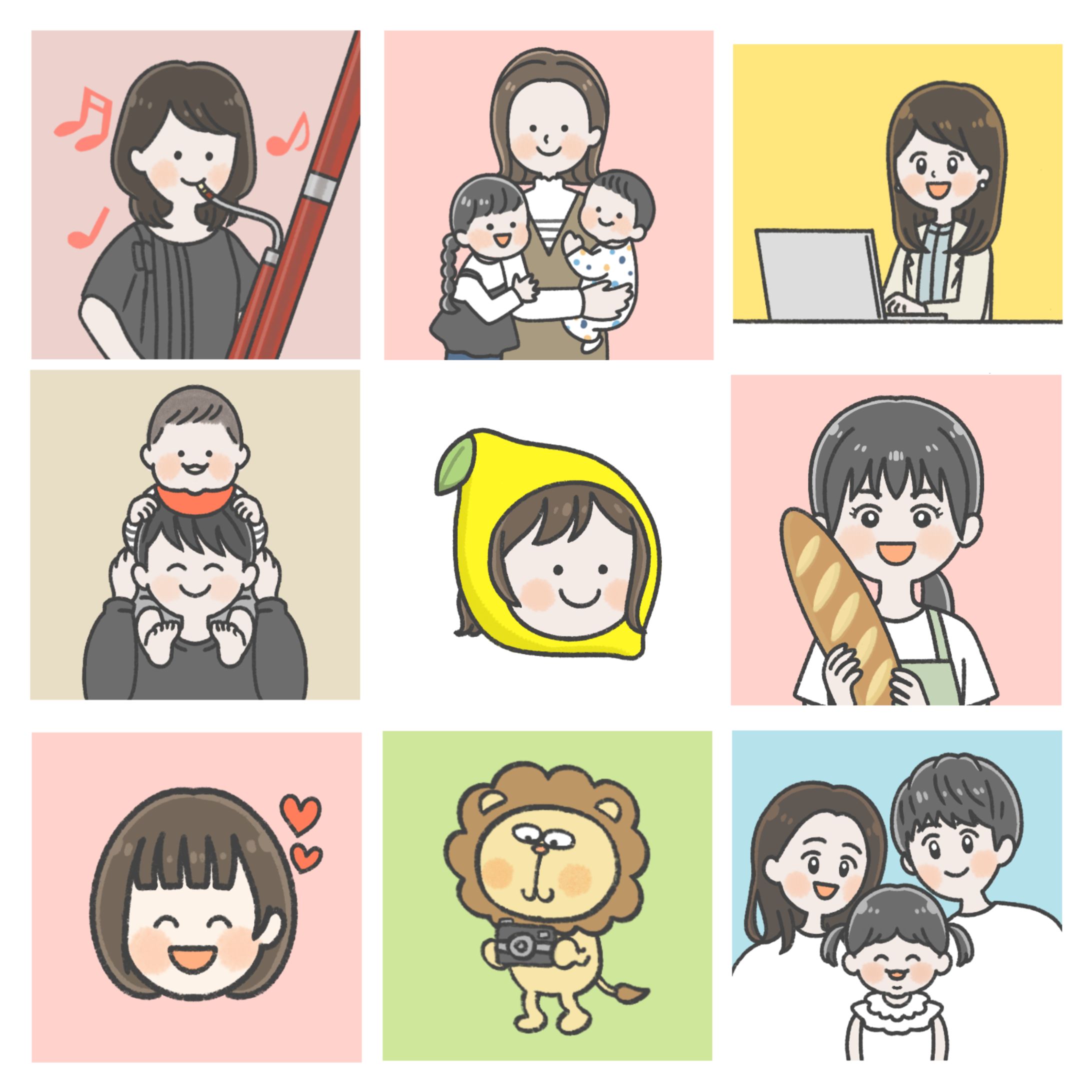 ご依頼作成アイコンイラスト-1