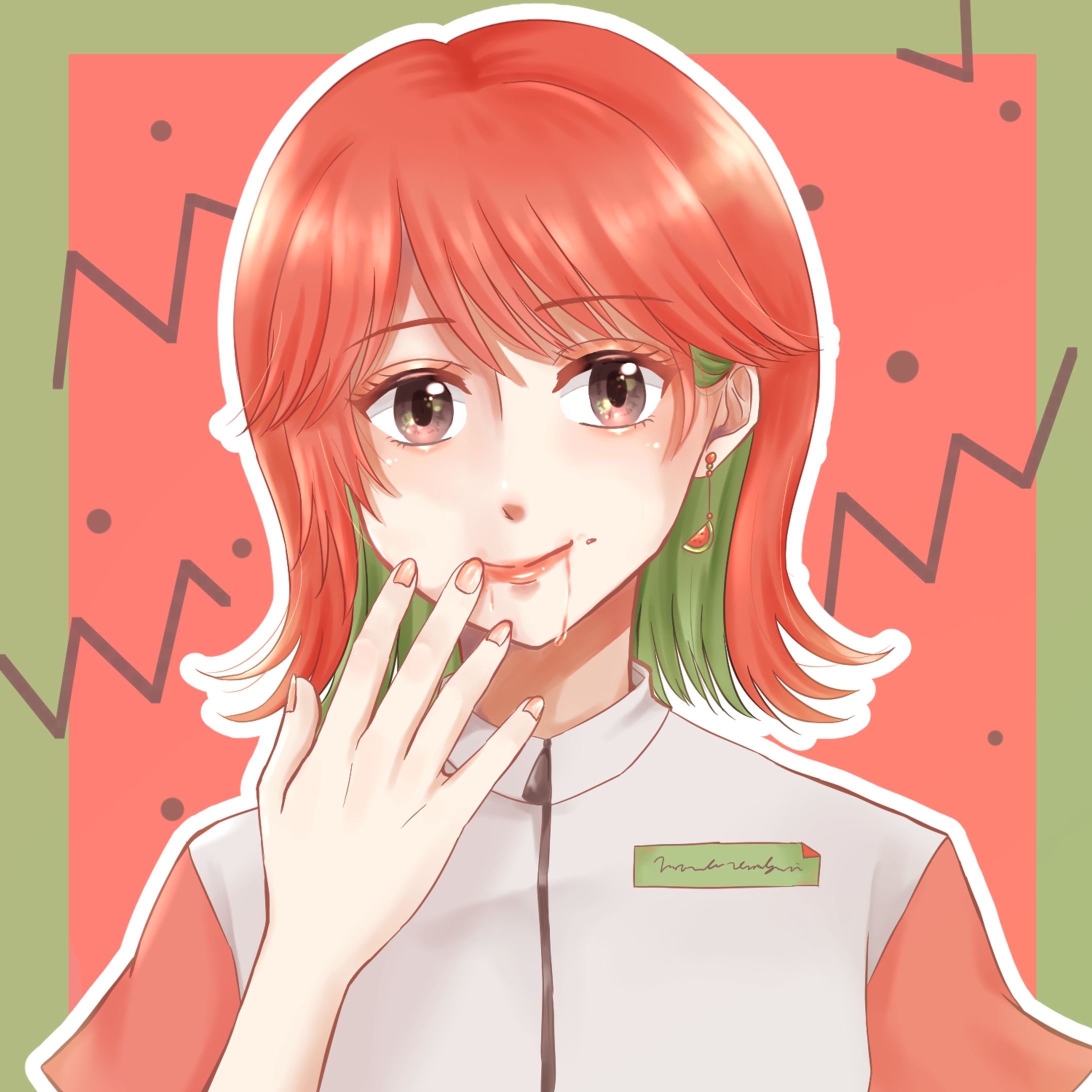 すいかの女の子-1