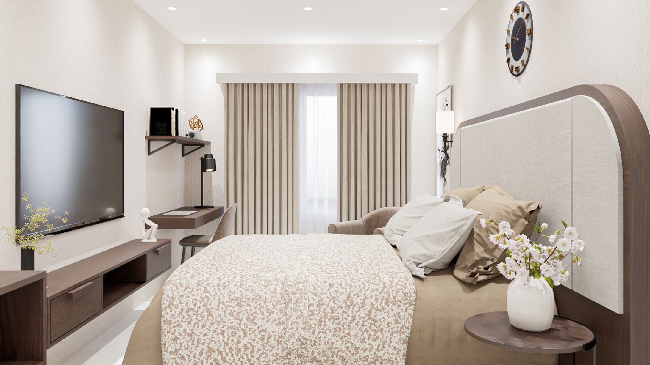 Interior Skyview Apartment - Medan-1