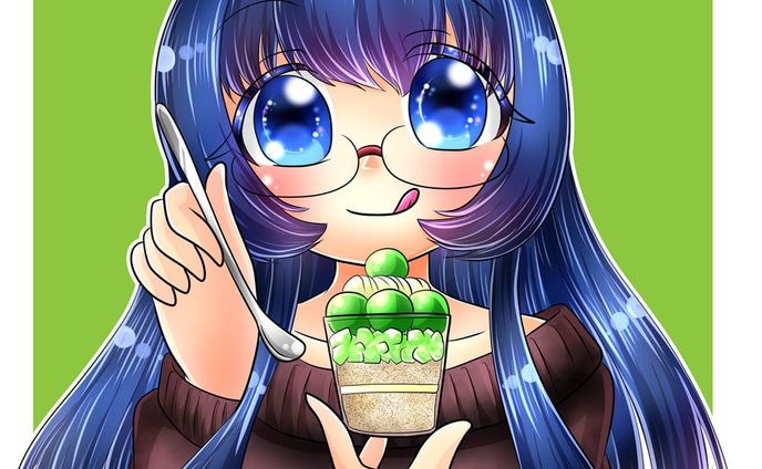 Vtuber「松尾ニナ」キャラクターイラスト