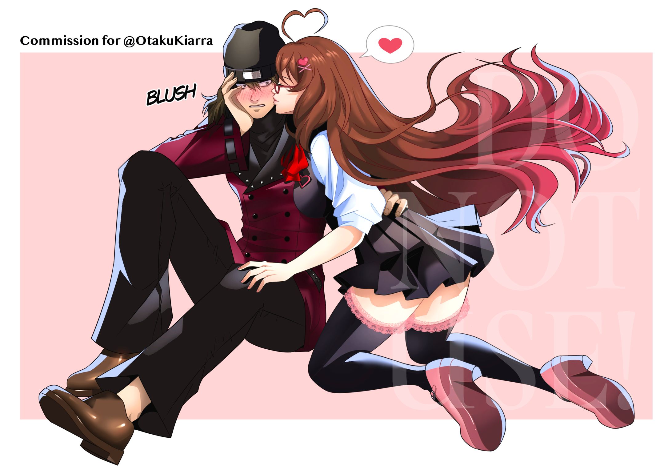 Commission for Otaku Kiarra (on X) in colored illustration-1