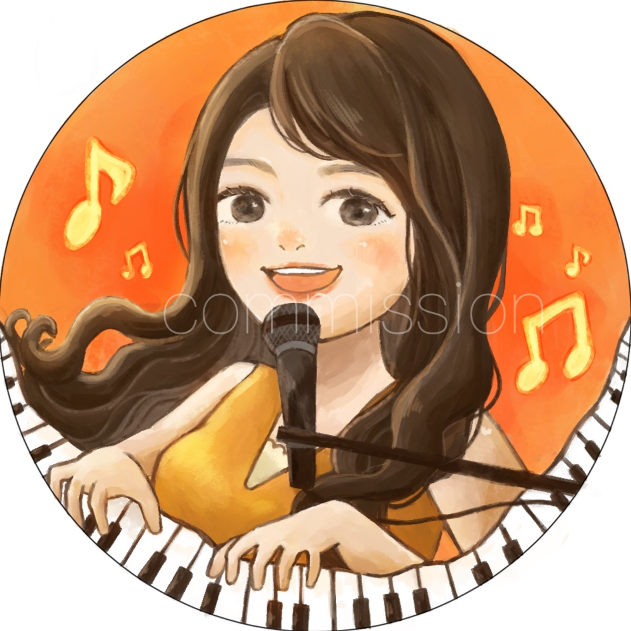 【ご依頼】りっこさん似顔絵-1
