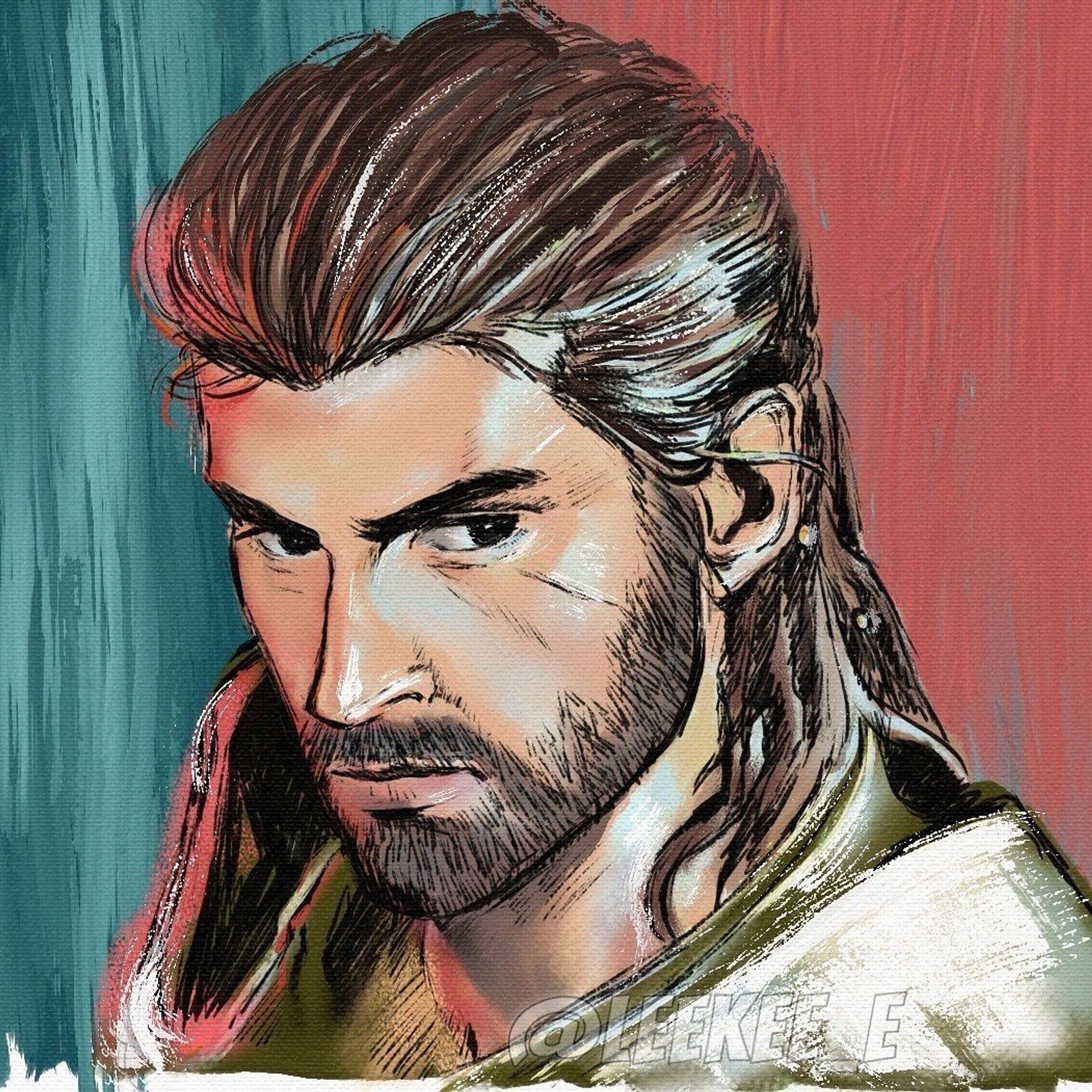 #assassinscreedodyssey #fanart #alexios #adonis #alcibiades #poseidon #アサシンクリードオデッセイ #落書き #イラスト-1