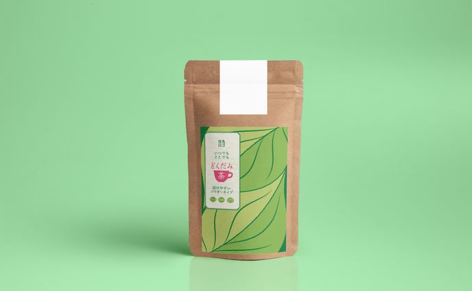 パッケージ ラベル パターンB【どくだみ茶】