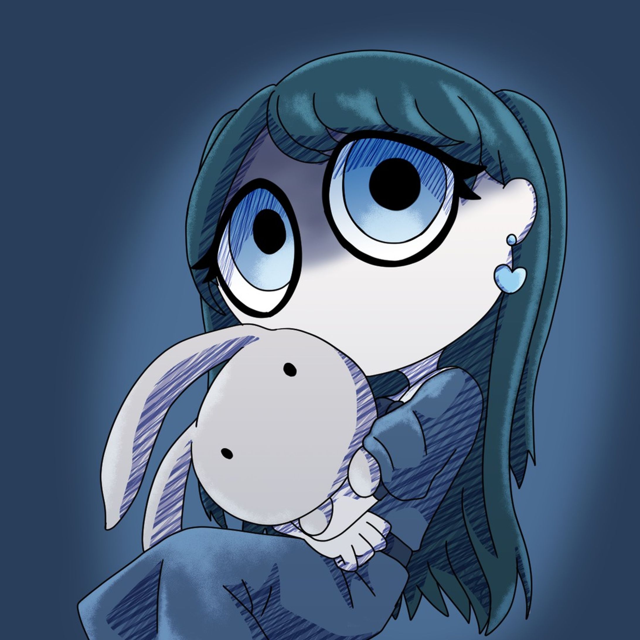 病んでそうな人

#メンヘラ #ヤンデレ #女の子 #ぬいぐるみ #暗い #ブルー #うさぎ #ピアス #ハーフツイン #闇 #digitalart-1
