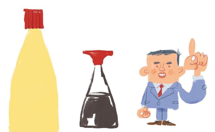 マヨと醤油
220126
 #イラスト #illustration #tokyo #digitalart #procreate #caricature #マヨネーズ #醤油