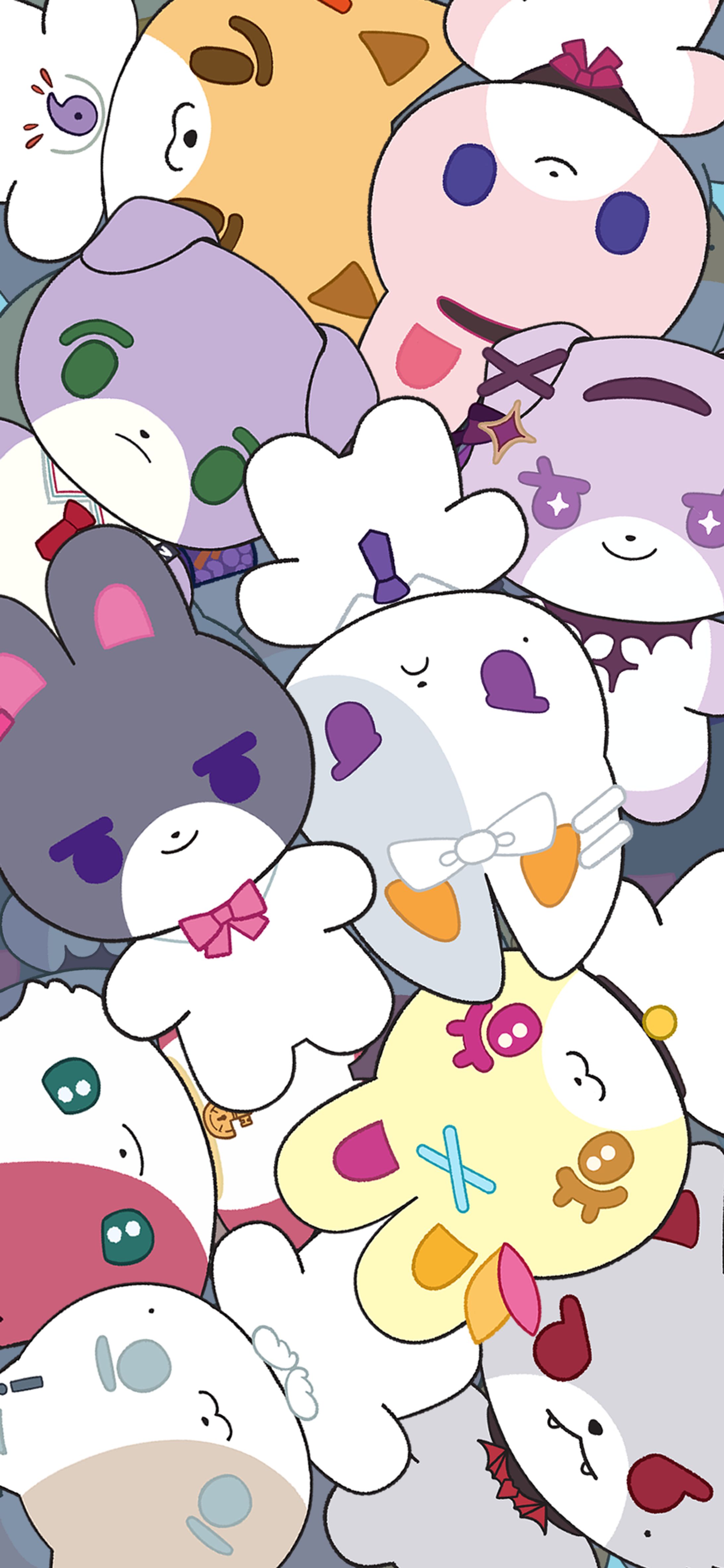 【ファンアート】にじたうんスマホ壁紙-1