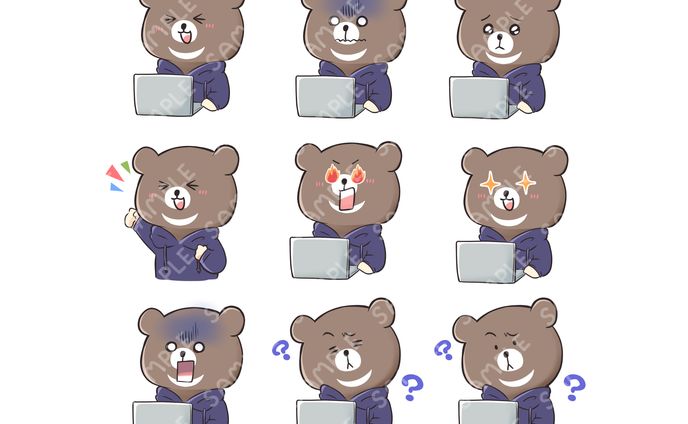 アイコン、青のミブロ