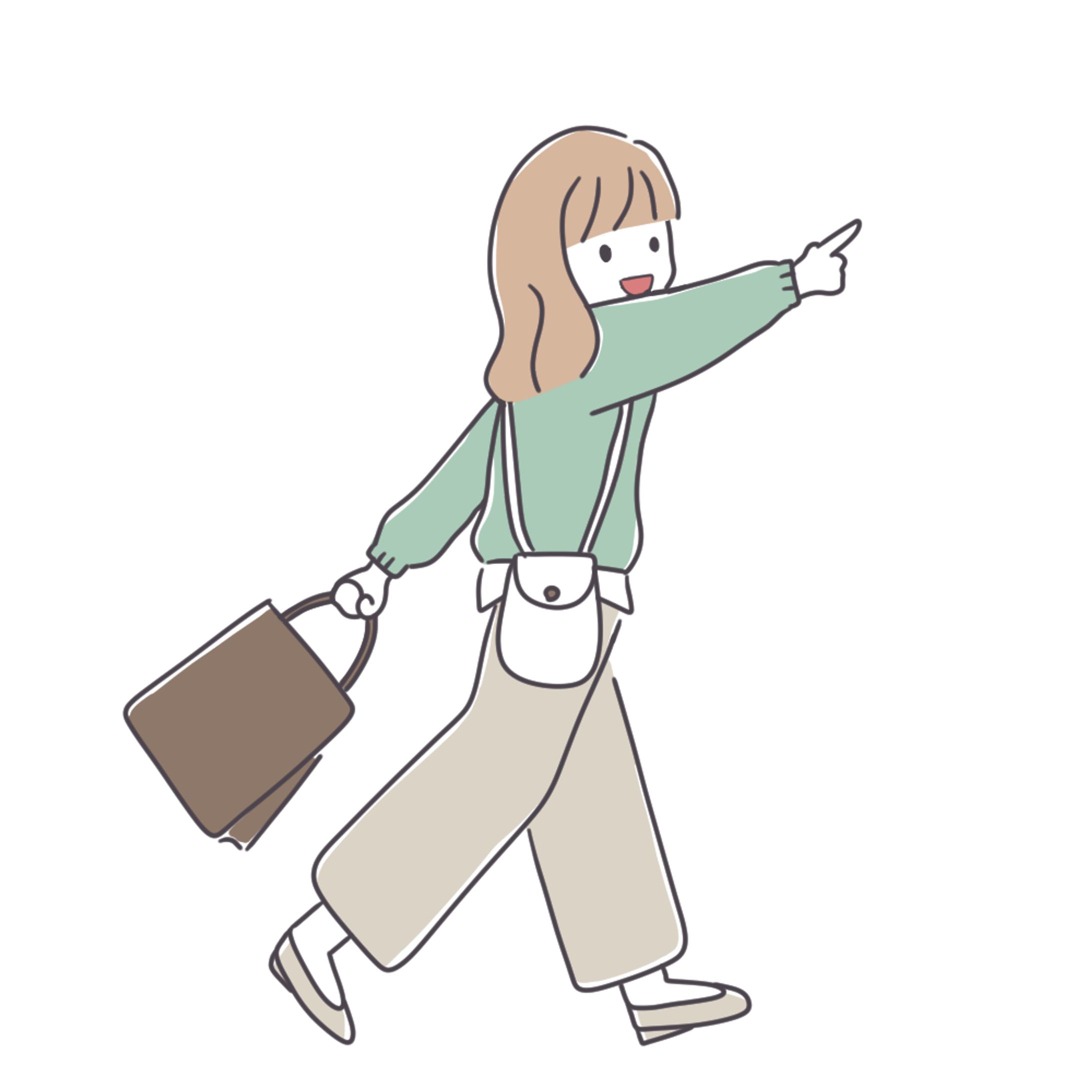 シンプル　女の子-1