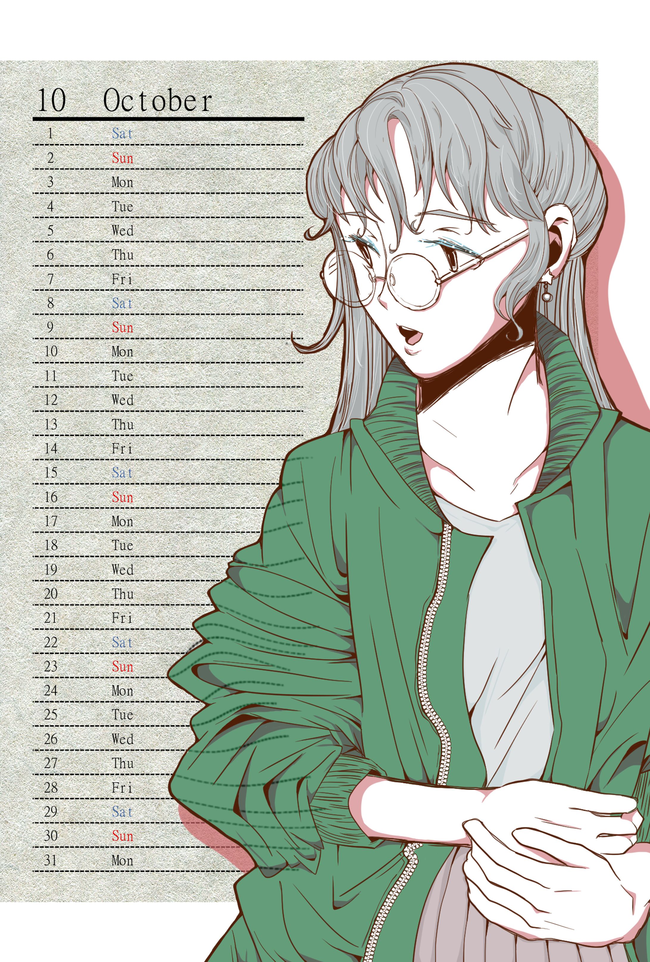 ファッションカレンダー（OCT-1