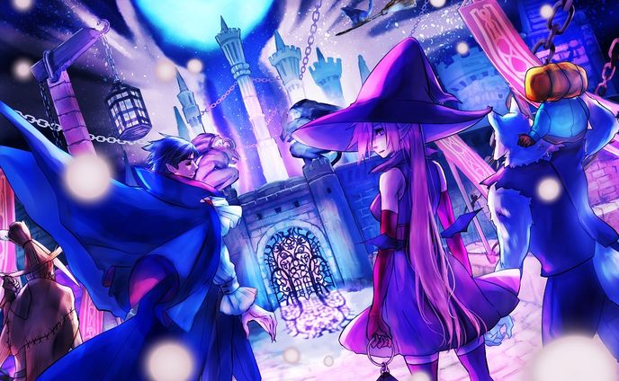 ハロウィンファンタジーイラスト