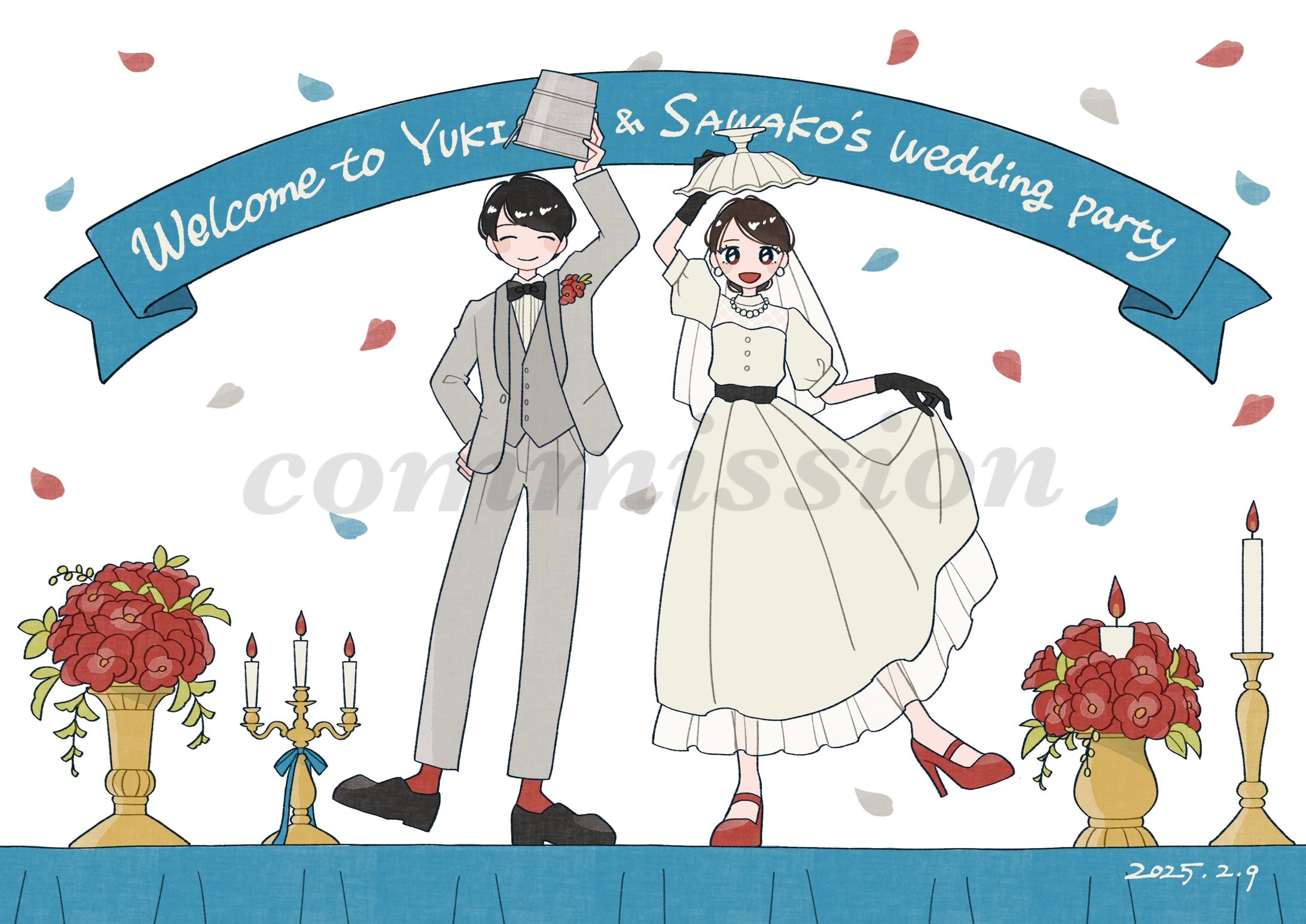 ウェディングイラスト-1