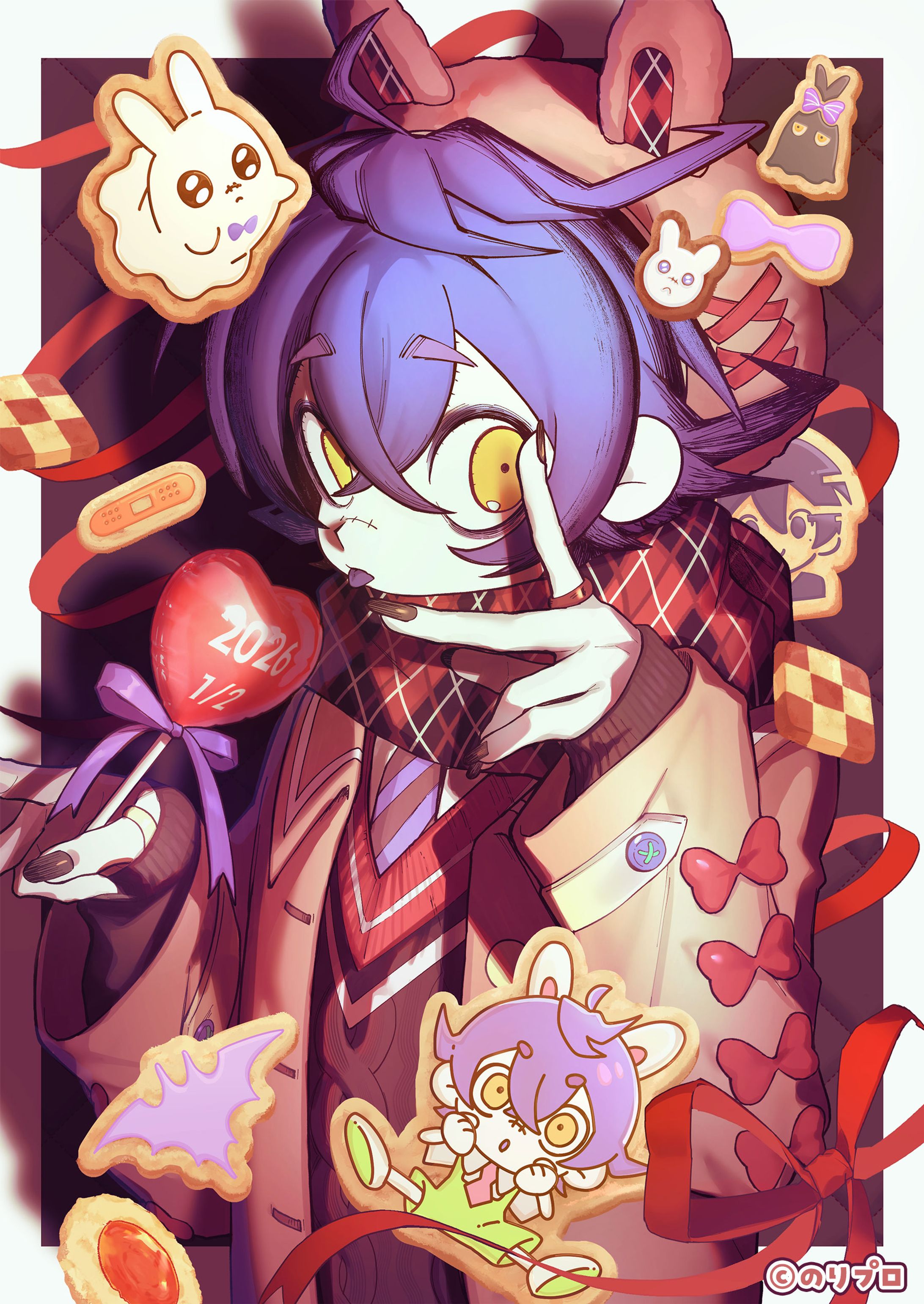 【イラスト】のりプロ/瀬兎一也 誕生日グッズイラスト-1