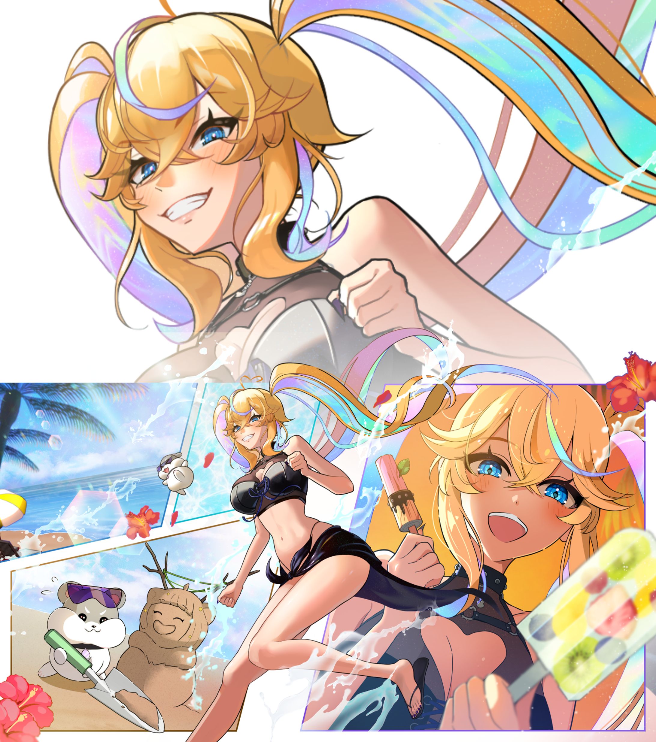 【ご依頼】VTuber Arielle｜Commission for starting soon screen.-1