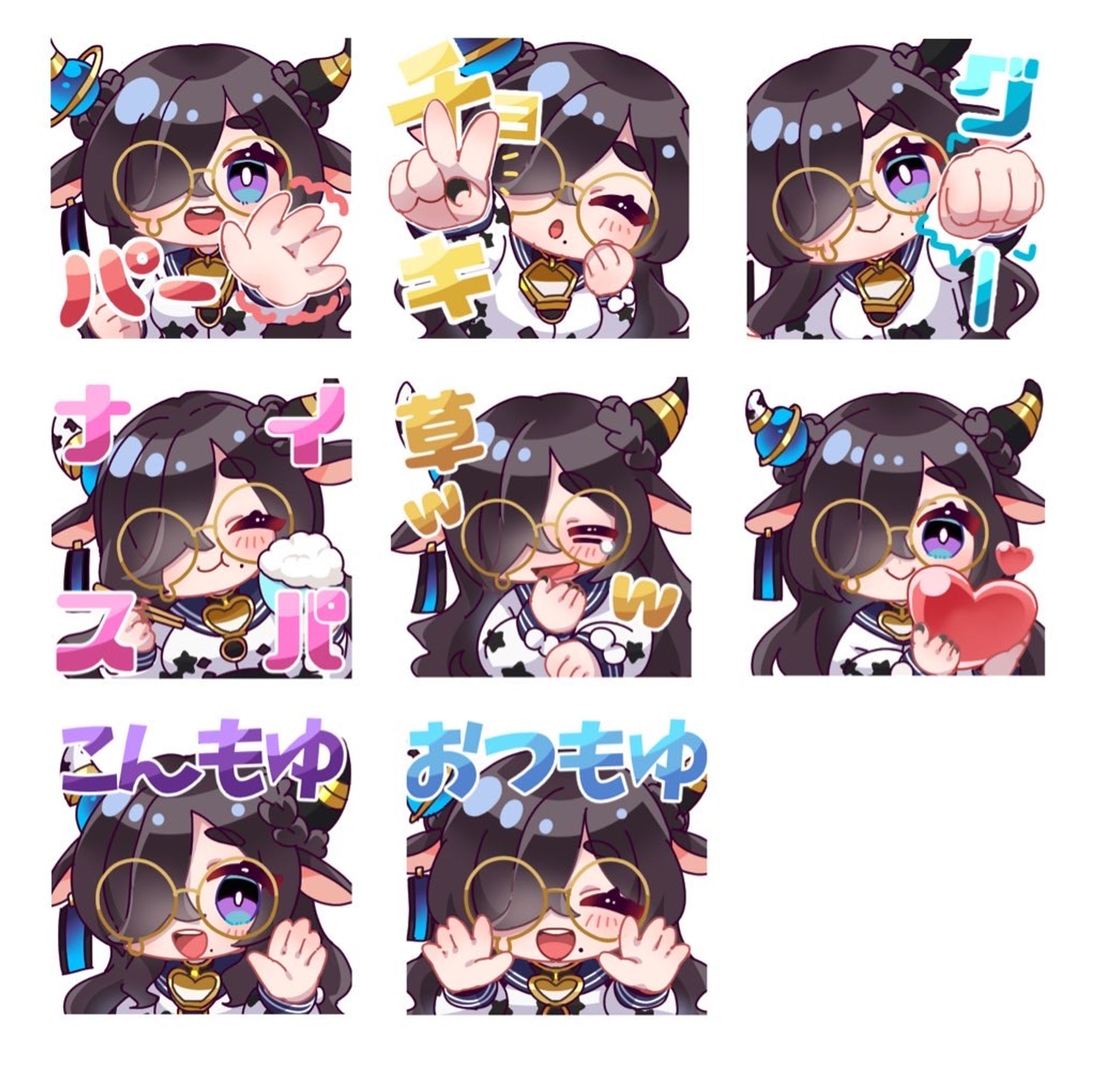 星草もゆり様メンバーシップバッチ/スタンプ-1