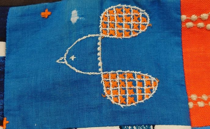 刺繍やパッチワークでの補修