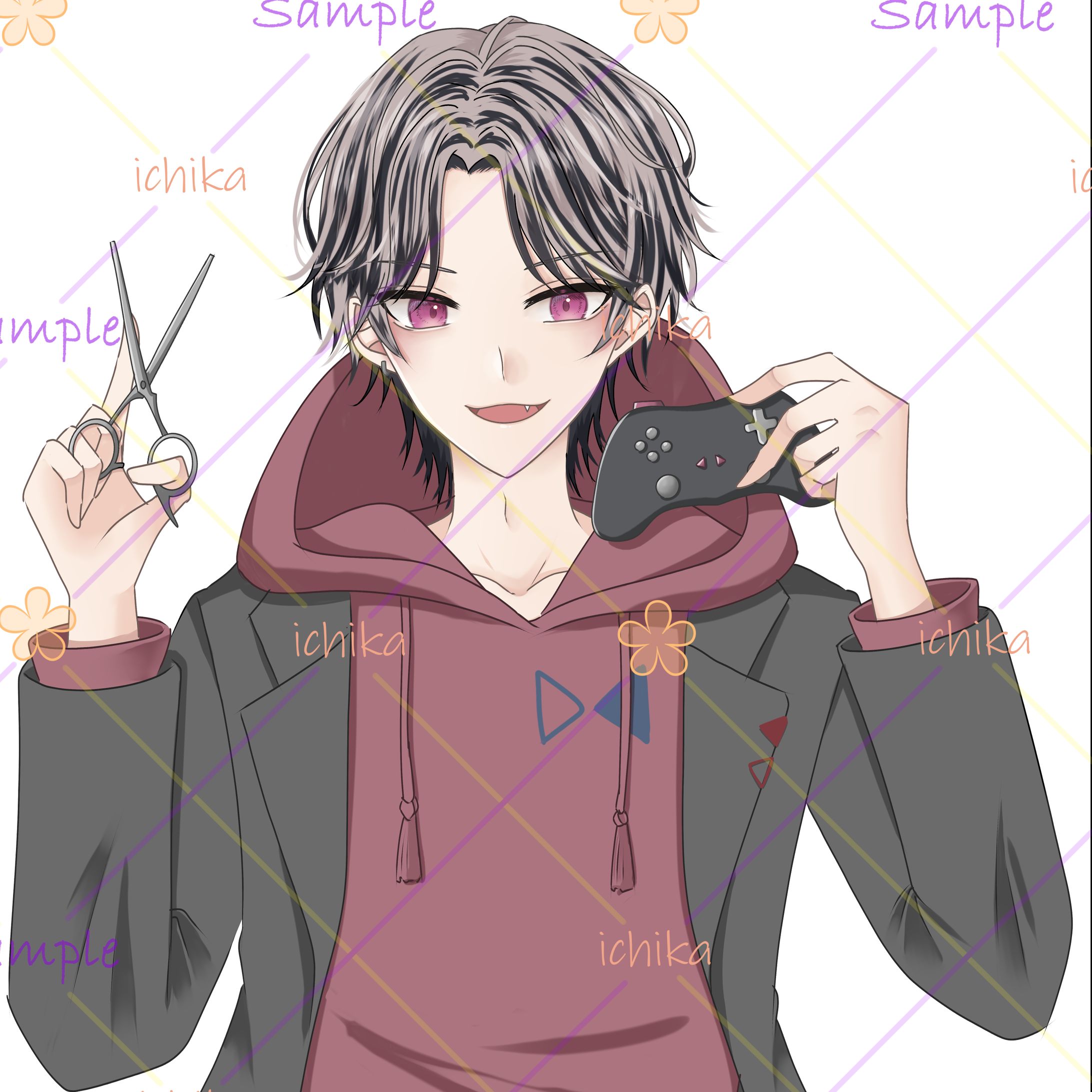 配信用イラスト、SD-1