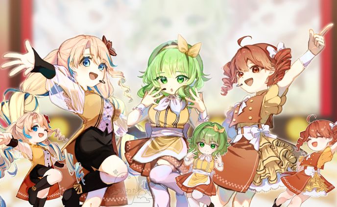 『らぶみー三味』MVイラスト