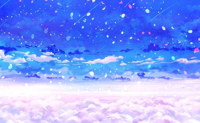 魔法使いの約束 5周年展示 背景パネルイラスト