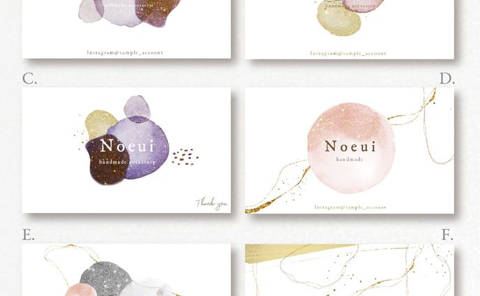 商品ご紹介
​【S-5】

アクセサリーやネイルチップの台紙としてもご好評の「simple」シリーズ。
1枚をセルフカット→2台紙化もOK。

同じシリーズは
#響のシンプル

---------------

#hikarino_hibiki
#アクセサリー台紙
#ピアス台紙
#ネイルチップ
#ハンドメイドピアス
#ハンドメイド 
#ハンドメイドアクセサリー
#名刺
#名刺デザイン
#名刺作成
#アクセサリー
#アクセサリー好き
#minneで販売中
#メルカリ出品中
#ショップカード
#ショップシール
#サンキューカード
#サンキューシール
#名刺オーダー
#レジンピアス
#レジンアクセサリー
#天然石アクセサリー
#お家サロン
#隠れ家サロン
#まつエクサロン
#ハンドメイド好きさんと繋がりたい
#ハンドメイド部
#ハンドメイド作家