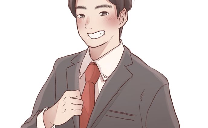 ビジネス用 似顔絵イラスト