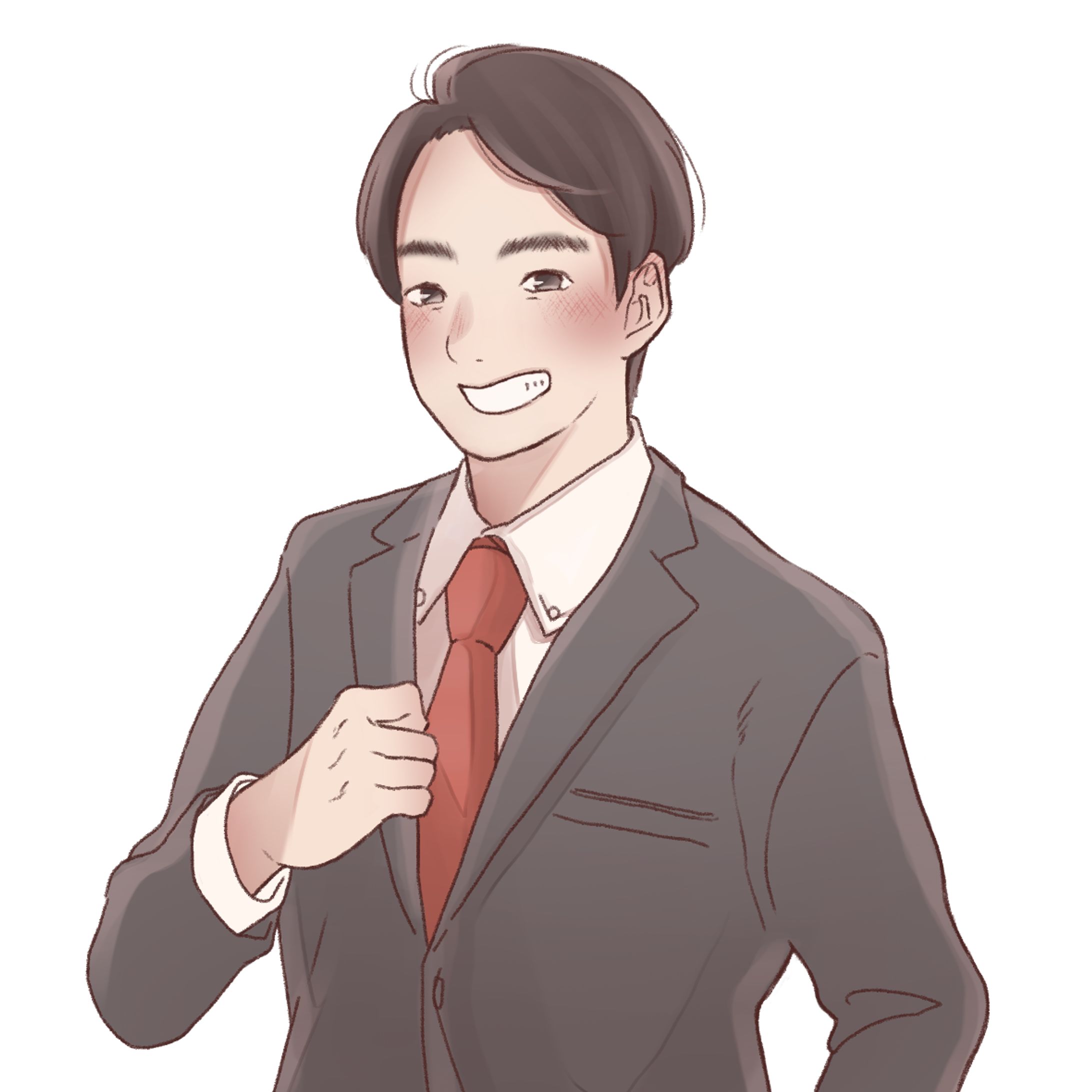 ビジネス用 似顔絵イラスト-1