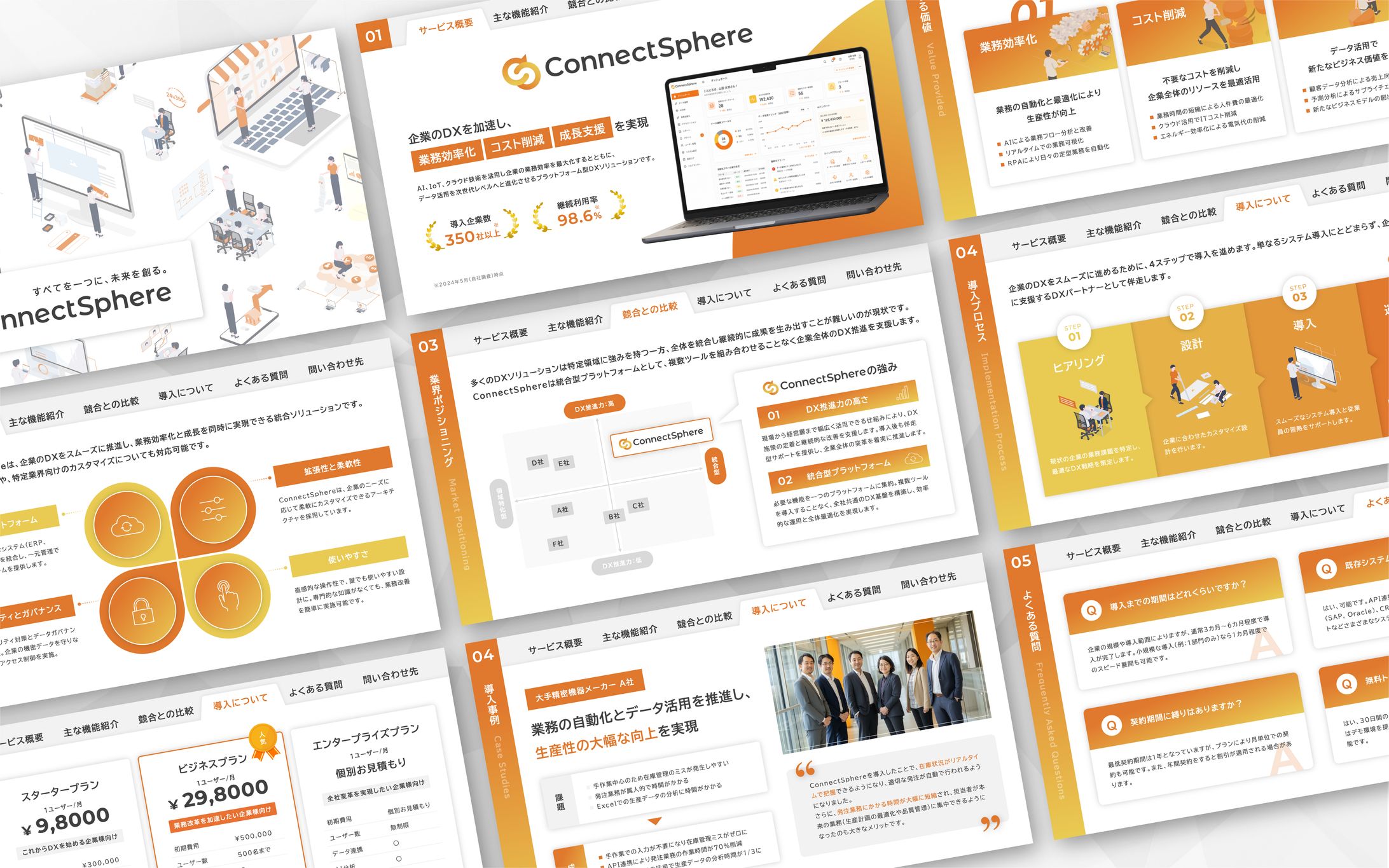 【スライド】IT企業 サービス紹介資料-1