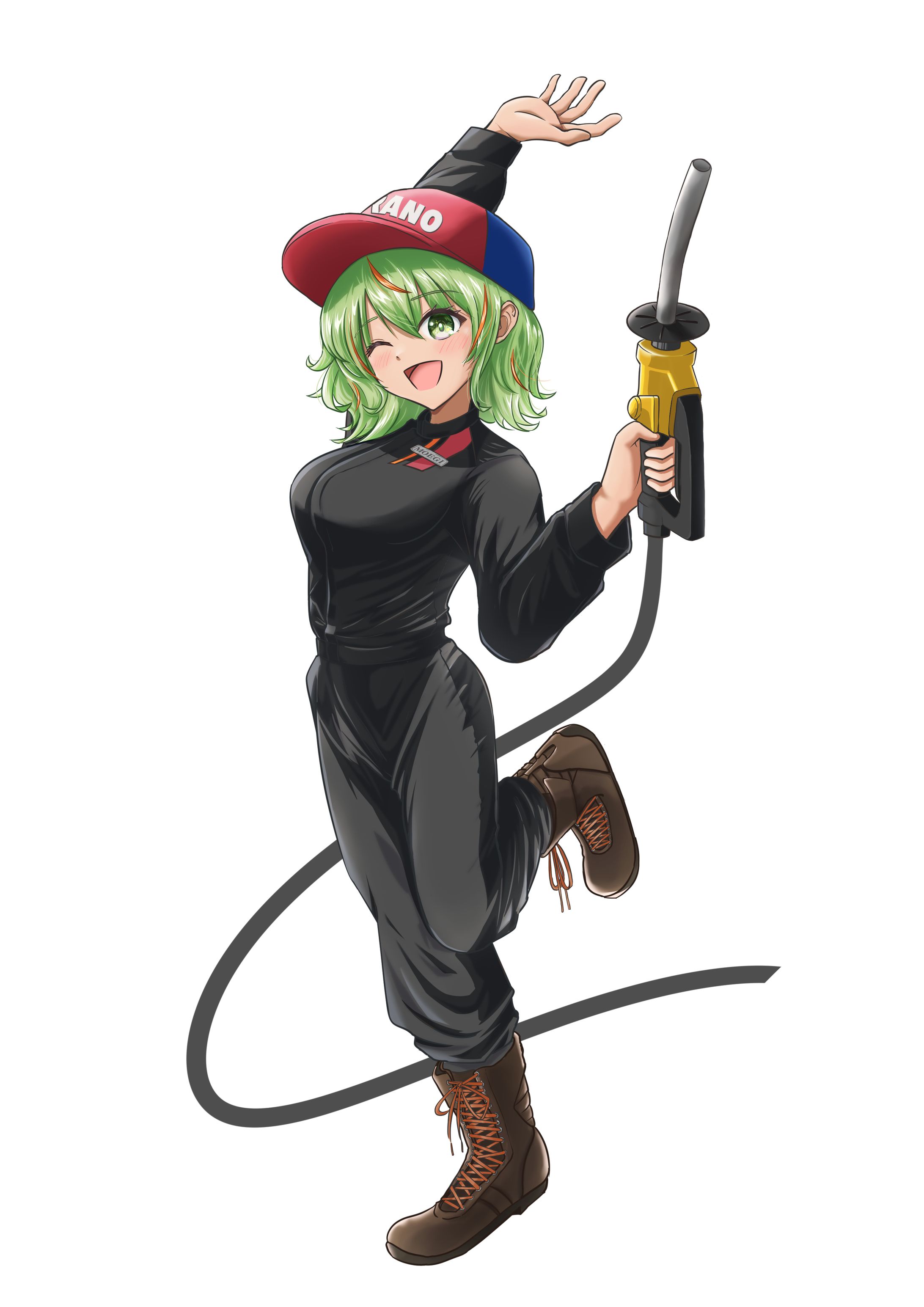 【企業案件】平野石油様オリジナルキャラクター萌黄ちゃん-1