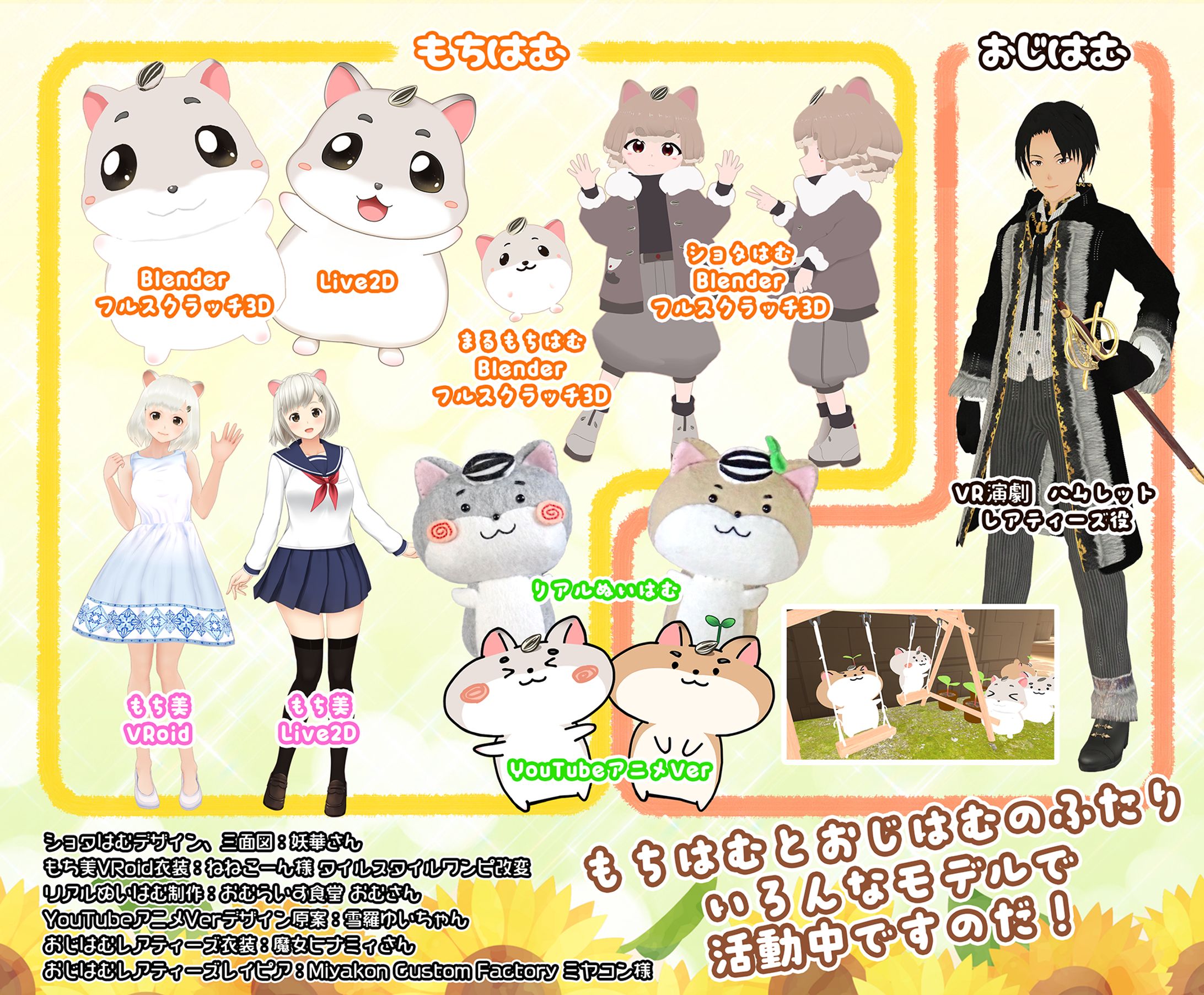 3D/2D アバターモデリング-1