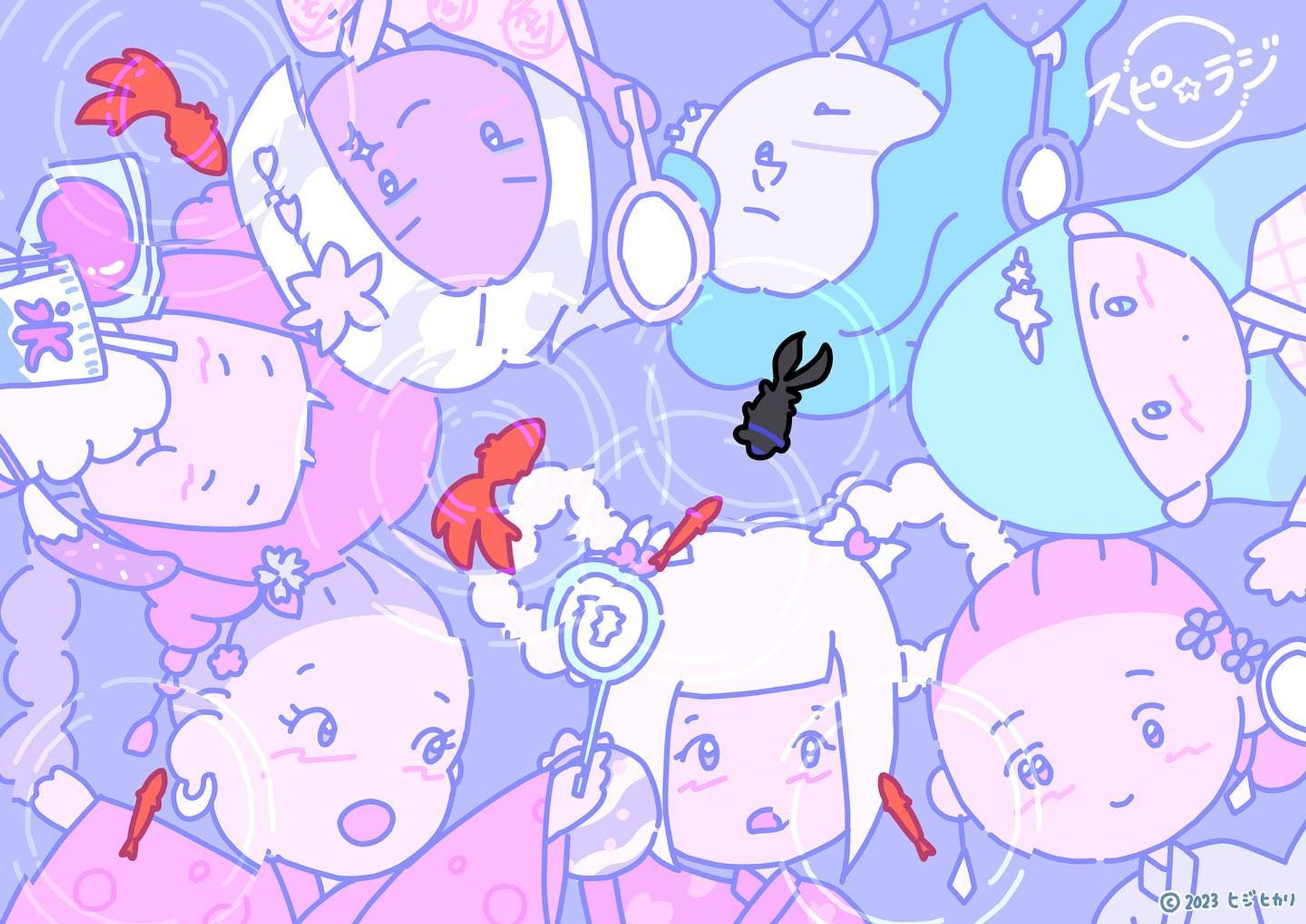 金魚すくい🎆🎐
#金魚すくい #金魚 #夏祭り #祭り #浴衣 #イラスト #スピラジ #スピ⭐︎ラジ #イラスト #いらすと好きな人と繋がりたい #art #illustration-1