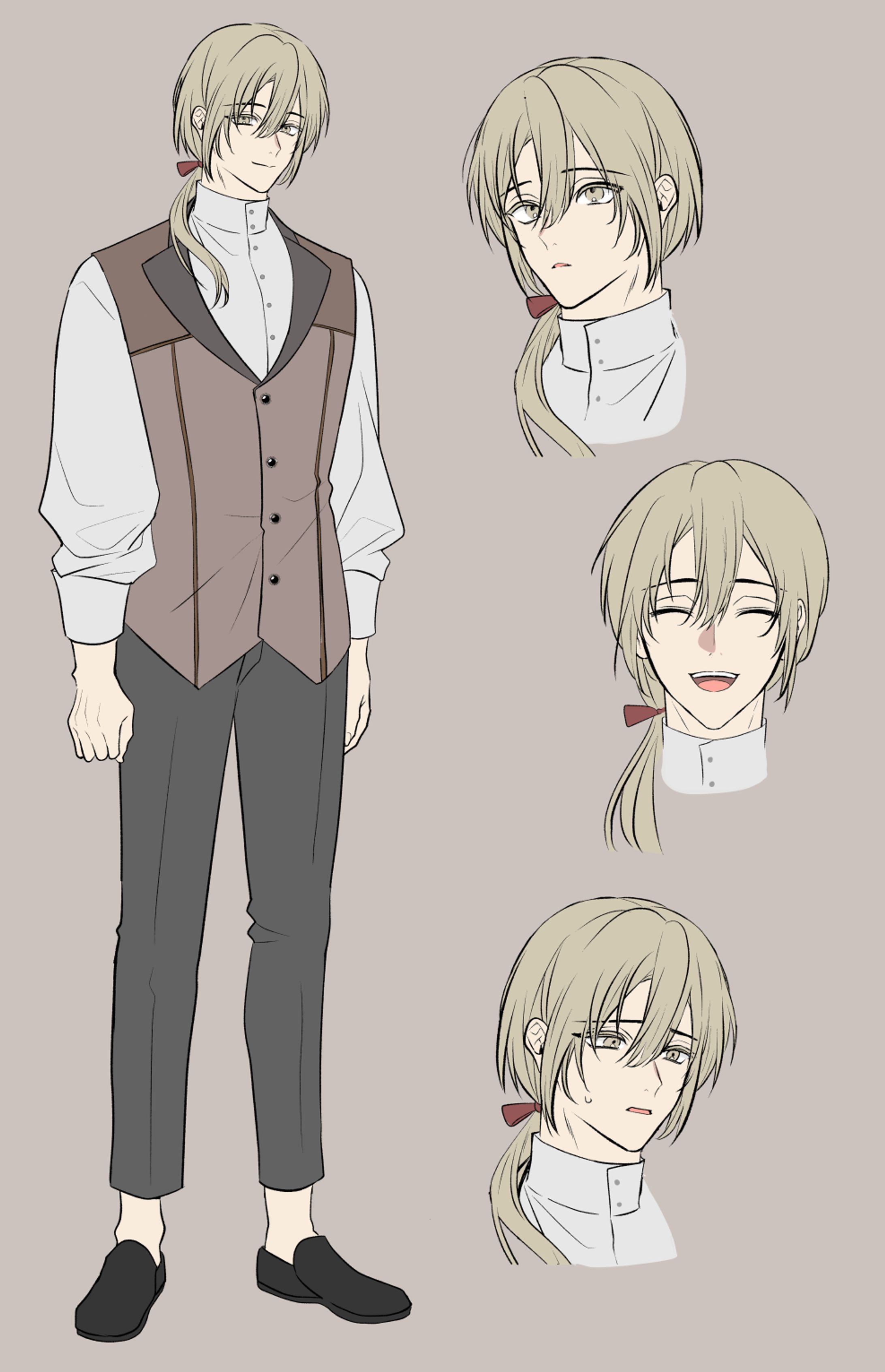 創作キャラクター全身＋表情(男性/ファンタジー)-1