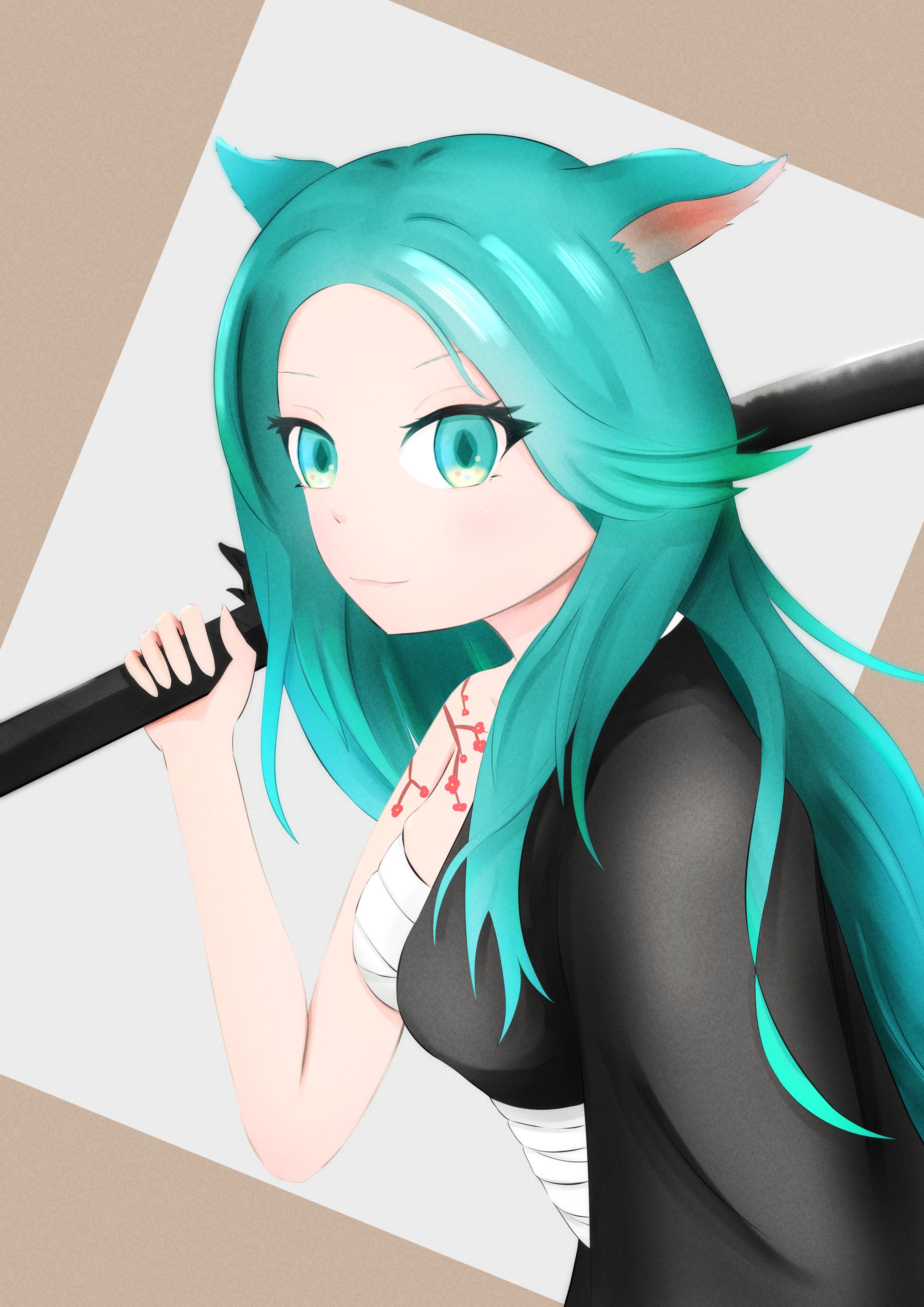 ff14のフレのミコッテさん-1